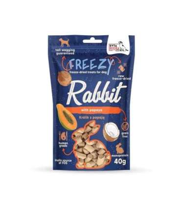 SYTA MICHA Freezy Rabbit with papaya - dog treat - 40g