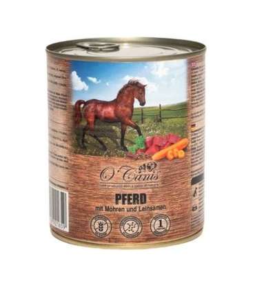 O'CANIS canned dog food- wet food- horse meat with potato- 800 g