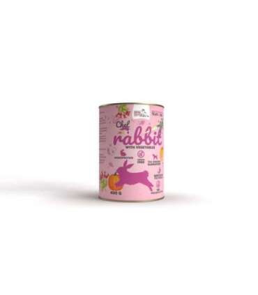 SYTA MICHA Rabbit with vegetables for puppy - wet dog food - 400g
