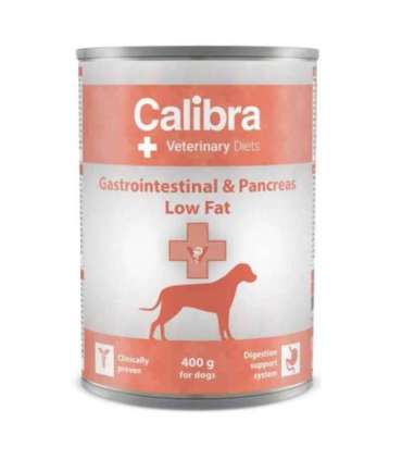 CALIBRA  Veterinary Diets Gastrointestinal Low Fat - wet dog food - 400g