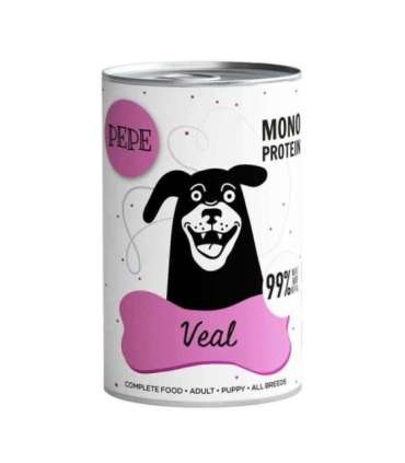 PAKA ZWIERZAKA Pepe Veal  - wet dog food - 400g