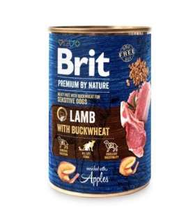 BRIT Premium by Nature Lamb with Buckwheat - Wet dog food - 400 g