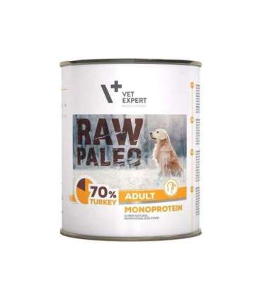 RAW PALEO Adult Monoprotein Turkey - wet dog food - 800 g