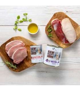 RAW PALEO Adult Monoprotein Pork - wet dog food - 800 g