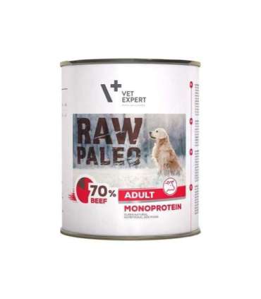 RAW PALEO Adult Monoprotein Beef - wet dog food - 800 g