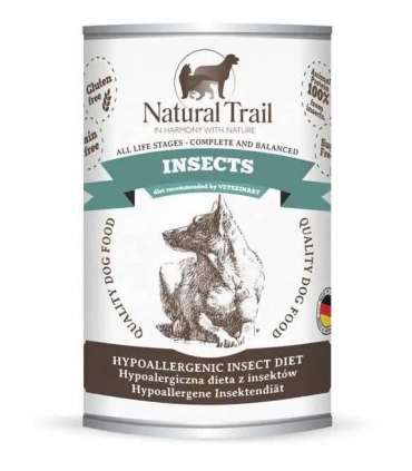 NATURAL TRAIL Dog Insects - wet dog food - 350g