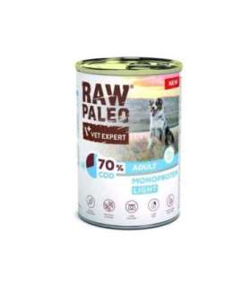 VETEXPERT Raw Paleo Cod Light Monoprotein - wet dog food - 400g