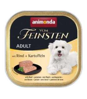ANIMONDA Vom Feinsten Adult Beef and potatoes - wet dog food - 150g