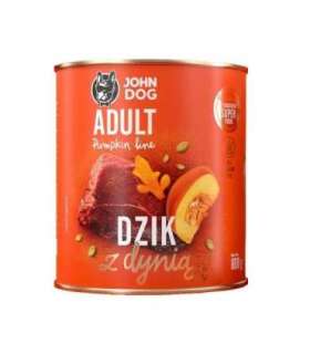 JOHN DOG Pumpkin Adult Boar with pumpkin - Wet dog food - 6x800g