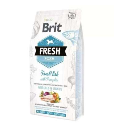 BRIT Fresh Muscles & Joints Fish with pumpkin - dry dog food - 12kg
