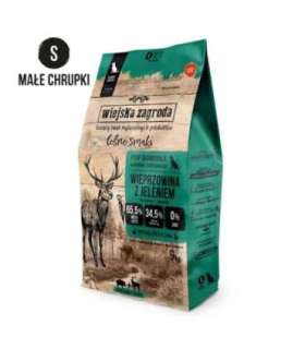 WIEJSKA ZAGRODA Forest Flavors Pork with Venison Crunchy S - dry food for dogs - 9kg