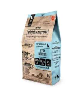 WIEJSKA ZAGRODA Sea Fish Crunchy M - Dry Food for Dogs - 9 kg