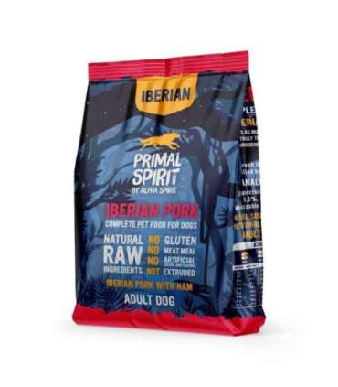 PRIMAL SPIRIT Iberian 70% Pork Ham – semi-moist dog food – 1 kg