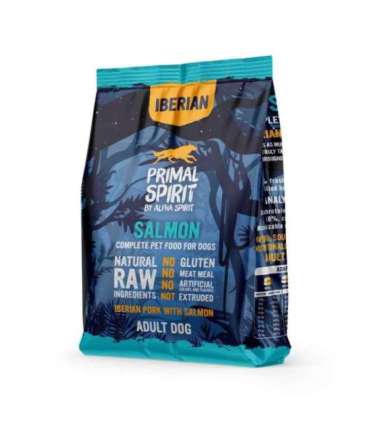 PRIMAL SPIRIT Iberian 70% Salmon – semi-moist dog food – 1 kg