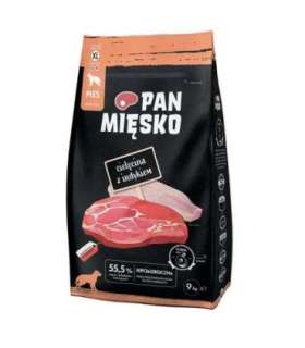 PAN MIĘSKO Veal with turkey XL - dry dog food - 9kg