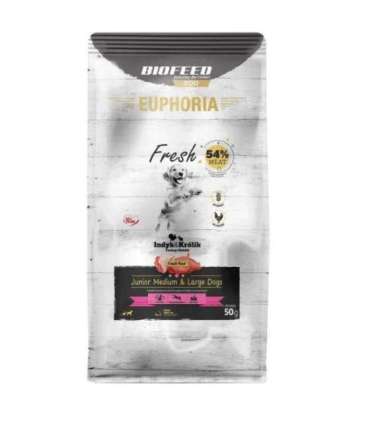 EUPHORIA Fresh Junior Turkey with rabbit M/L - dry dog food - 50g