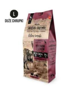 WIEJSKA ZAGRODA Beef with Wild Boar L – dry dog food – 20kg