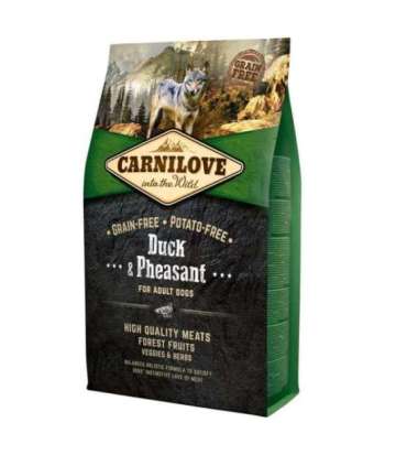 CARNILOVE Adult Duck and pheasant - dry dog food - 4kg