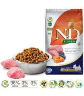 FARMINA N&D GF PUMPKIN DOG LAMB&BLUEBERRY ADULT MINI 7kg