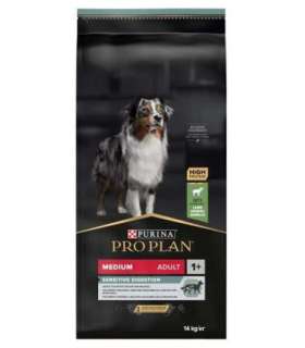Purina Medium Adult Sensitive Digestion with OPTIDIGEST 14 kg Lamb