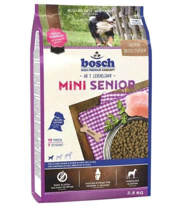 BOSCH Mini Senior - dry dog food - 2,5 kg