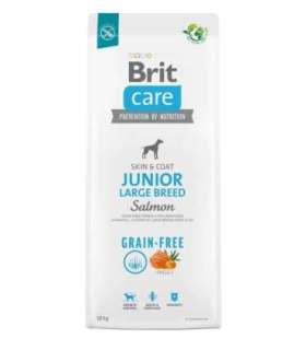 BRIT Care Junior Large Breed Salmon - dry dog food - 12 kg