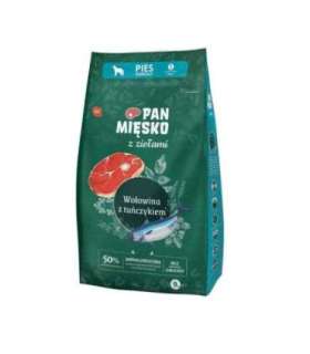 PAN MĘSKO with Herbs Beef with tuna S - dry dog food - 9kg