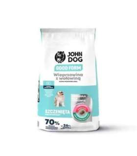 JOHN DOG Good Form Puppy Pork with beef  - dry dog food - 12 kg