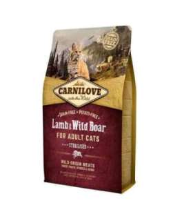 CARNILOVE Cat Sterilised Lamb and wild boar - dry cat food - 2kg