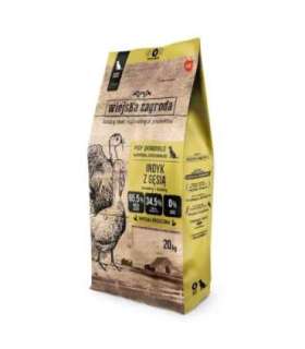 WIEJSKA ZAGRODA Turkey with goose M - dry dog food - 20kg