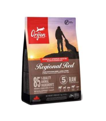 Orijen Regional Red 2 kg Adult Beef, Lamb, Pork