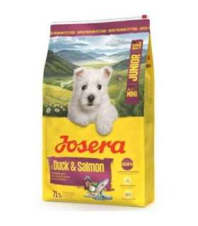 JOSERA Mini Junior Duck & Salmon - dry dog food - 900g