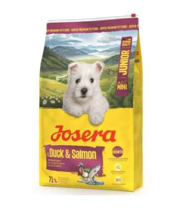 JOSERA Mini Junior Duck & Salmon - dry dog food - 900g