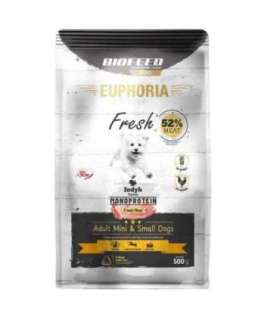 BIOFEED Euphoria Fresh Adult Turkey Monoprotein XS/S - dry dog food - 500g
