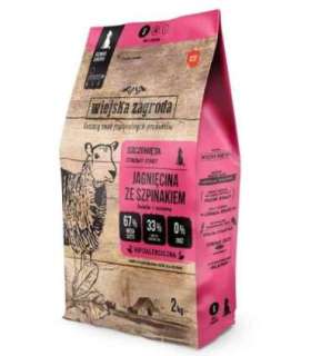Wiejska Zagroda Feed Lamb with Spinach for Puppies 2 kg