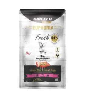 BIOFEED Euphoria Fresh Junior Turkey with rabbit XS/S - dry dog food - 500g