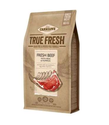 CARNILOVE True Fresh Dog Adult Beef with peas and pumpkin - dry dog food - 11,4kg