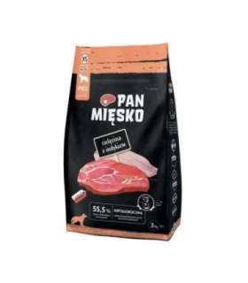 PAN MIĘSKO Veal with turkey XS - dry dog food - 3kg