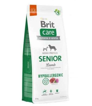 BRIT Care Hypoallergenic Senior Lamb&Rice - dry dog food - 12 kg