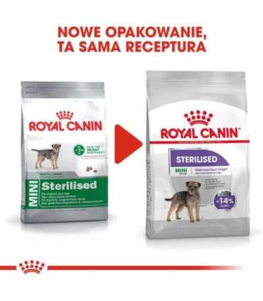 Royal Canin CCN MINI STERILISED - dry food for adult dogs - 8kg
