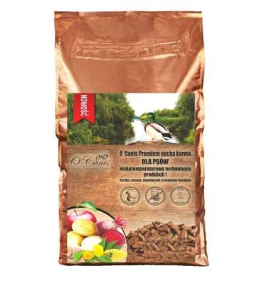 O'CANIS Duck with millet, potatoes, and red beet - dry dog food - 1,5kg