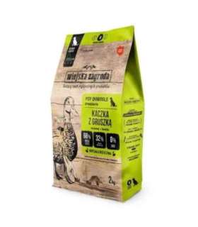 WIEJSKA ZAGRODA Duck with pear M - dry dog food - 2kg