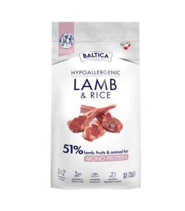 BALTICA Nutraceutic Hypoallergenic M Lamb with rice - dry dog food - 3kg