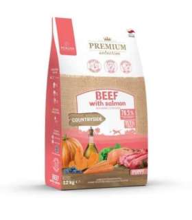POKUSA Premium Selection Puppy Beef with salmon - dry dog food - 12kg