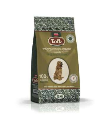 FOLK Medium and large breeds Traditional Greater Poland duck with rabbit, apples and marjoram - dry dog food - 12kg