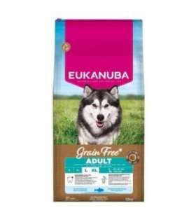 EUKANUBA Grain Free Adult Large Ocean Fish - dry dog food - 12kg
