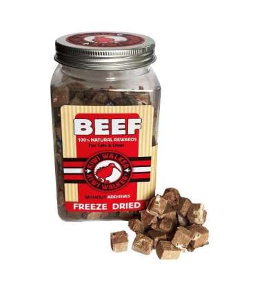 KIWI WALKER Freeze-dried treats Beef - treat for dog and cat - 40g