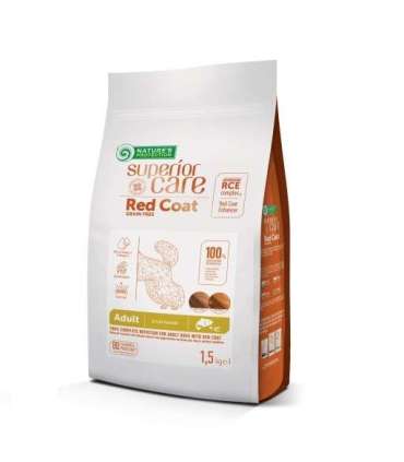 NATURE'S PROTECTION Superior Care Red Coat Adult Small breed Grain free Salmon - dry dog food - 1,5kg