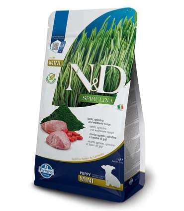 FARMINA N&D Spirulina Lamb Puppy Mini - dry dog food - 2 kg