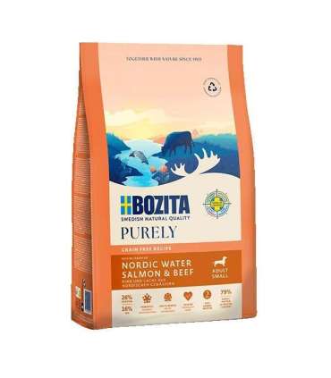 BOZITA Purely Adult Small Salmon and beef - dry dog food - 2,5kg